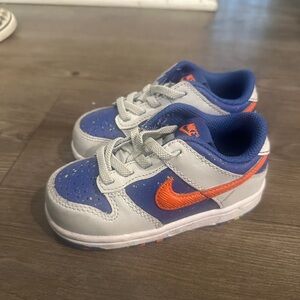 Nike Kids Sneakers in Blue and Orange